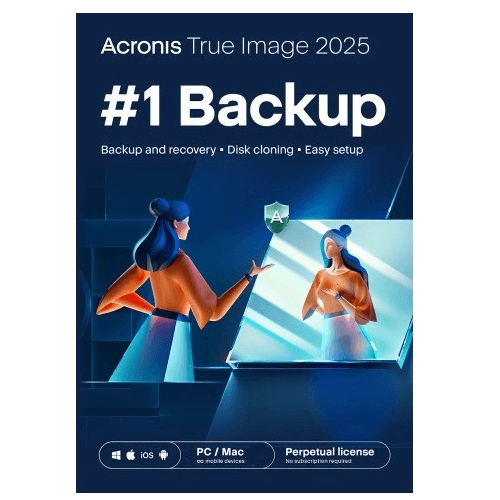 Acronis True Image 2025 Perpetual License - Software Box