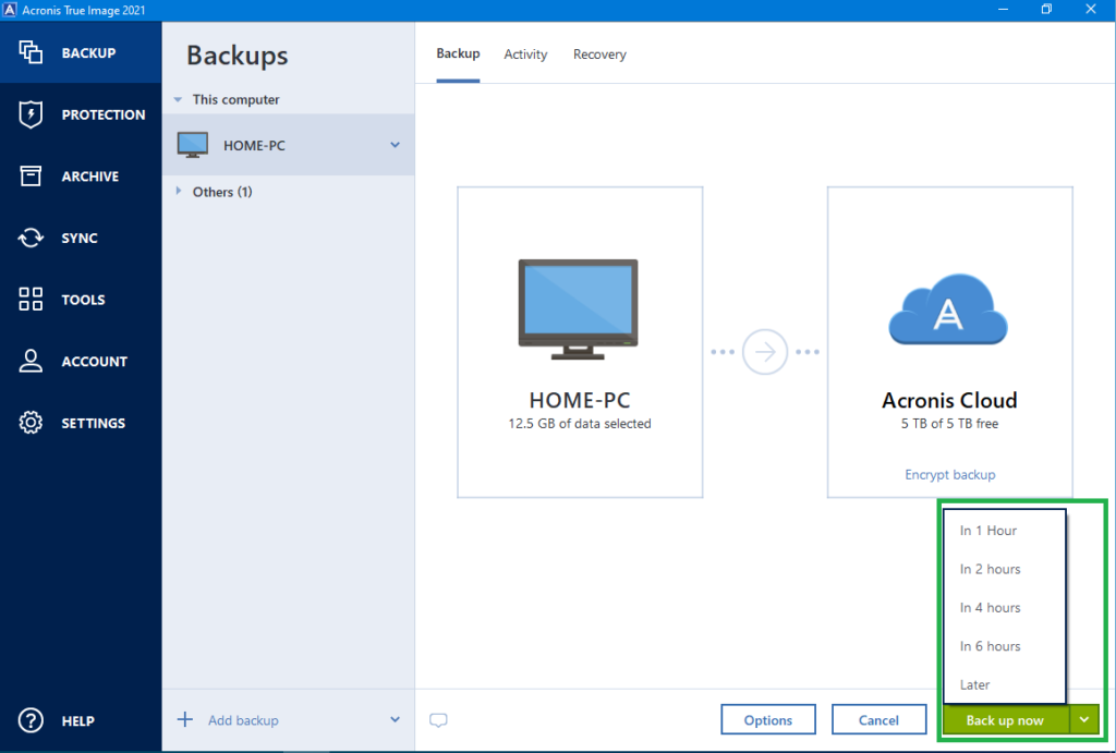 Acronis True Image is the best backup application. It's the fastest all-around imaging program, it's indeed dependable, and it sports every imaginable option.