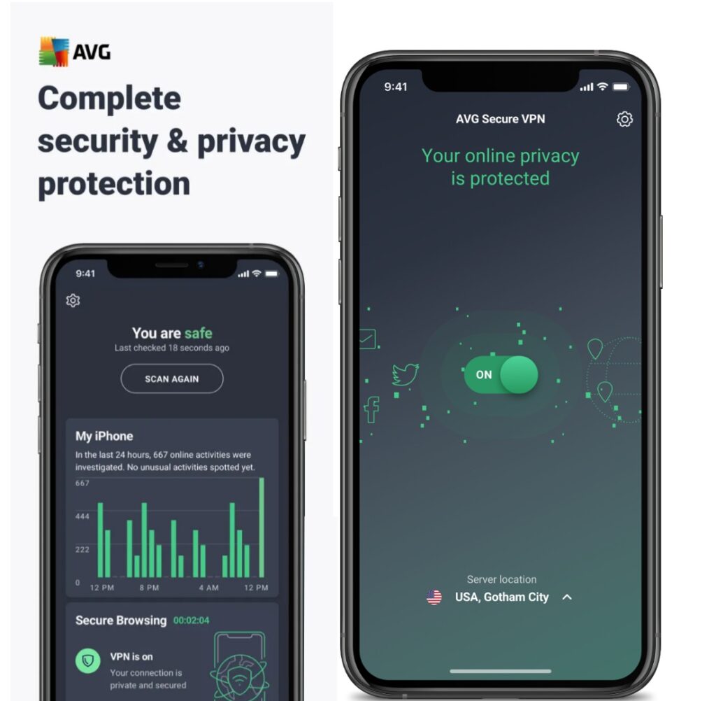 AVG Ultimate provides powerful protection, privacy, and performance. It is a premium bundle of 2 powerful iOS apps: AVG Mobile Security Pro and AVG Secure VPN.
