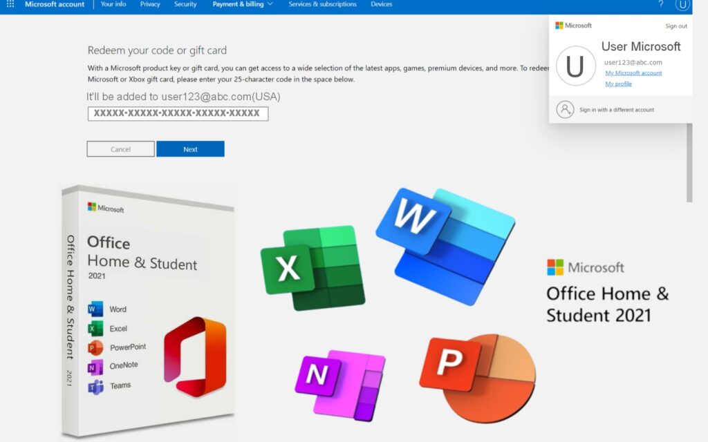 Microsoft Office Home and Student 2021 offers classic Office apps such as Word, Excel, PowerPoint, and email, for installation on a single Mac or Windows PC.