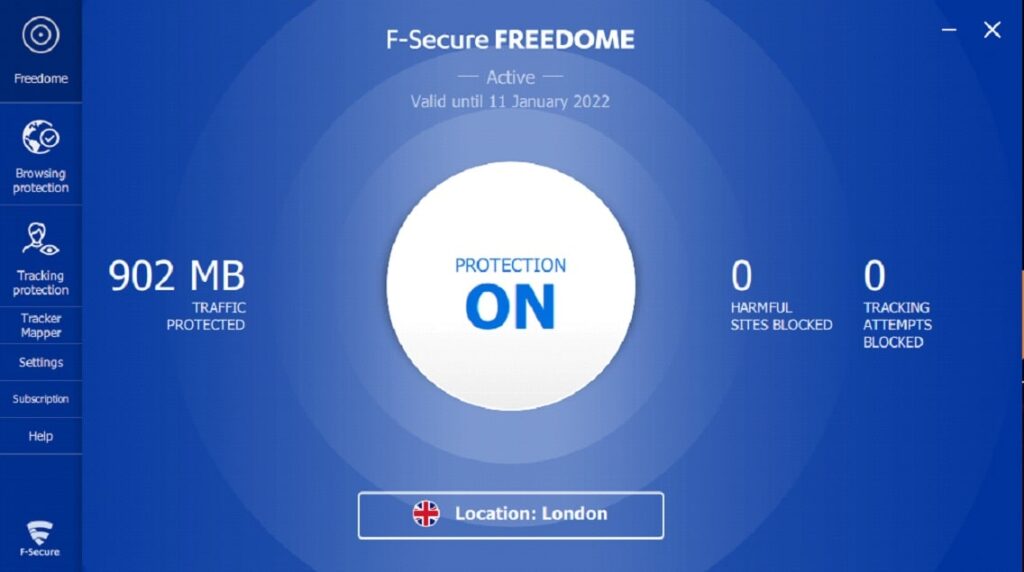 F-Secure FREEDOME VPN is a powerful security and online privacy solution. Browse privately and shield your data from hackers, trackers, and intrusive companies.