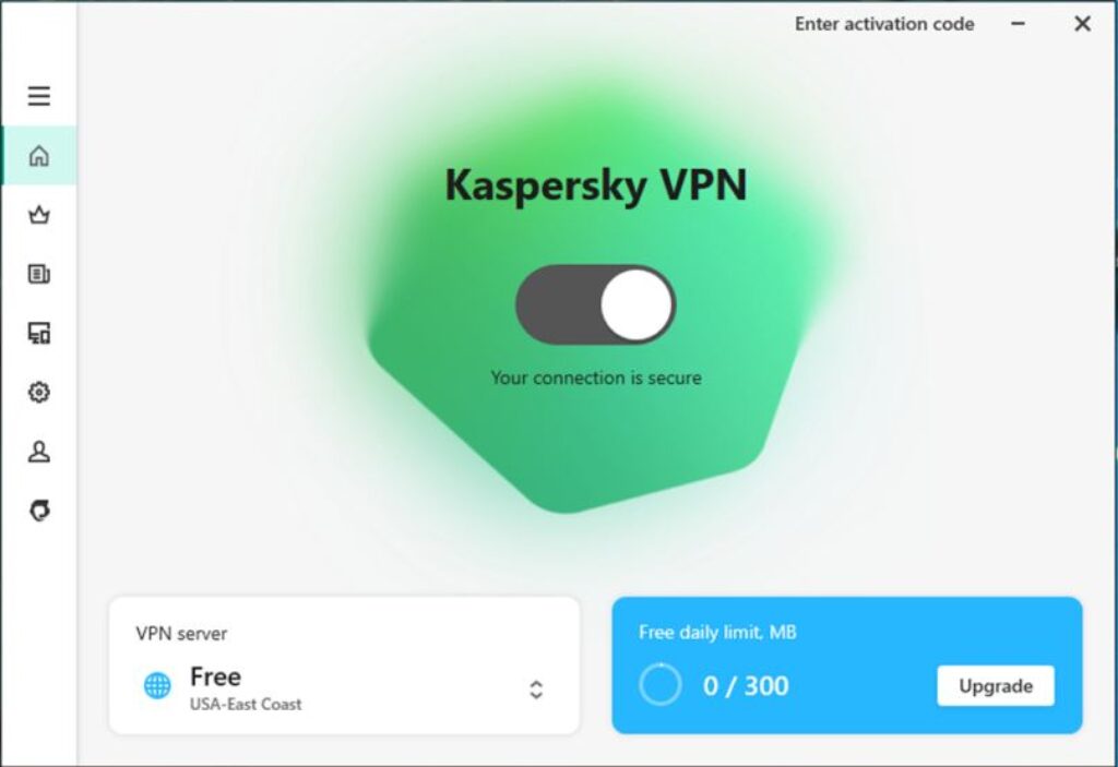 Kaspersky VPN Secure Connection provides privacy protection and data encryption. It hides your IP, prevents tracking, and keeps you safe on unsecured networks.