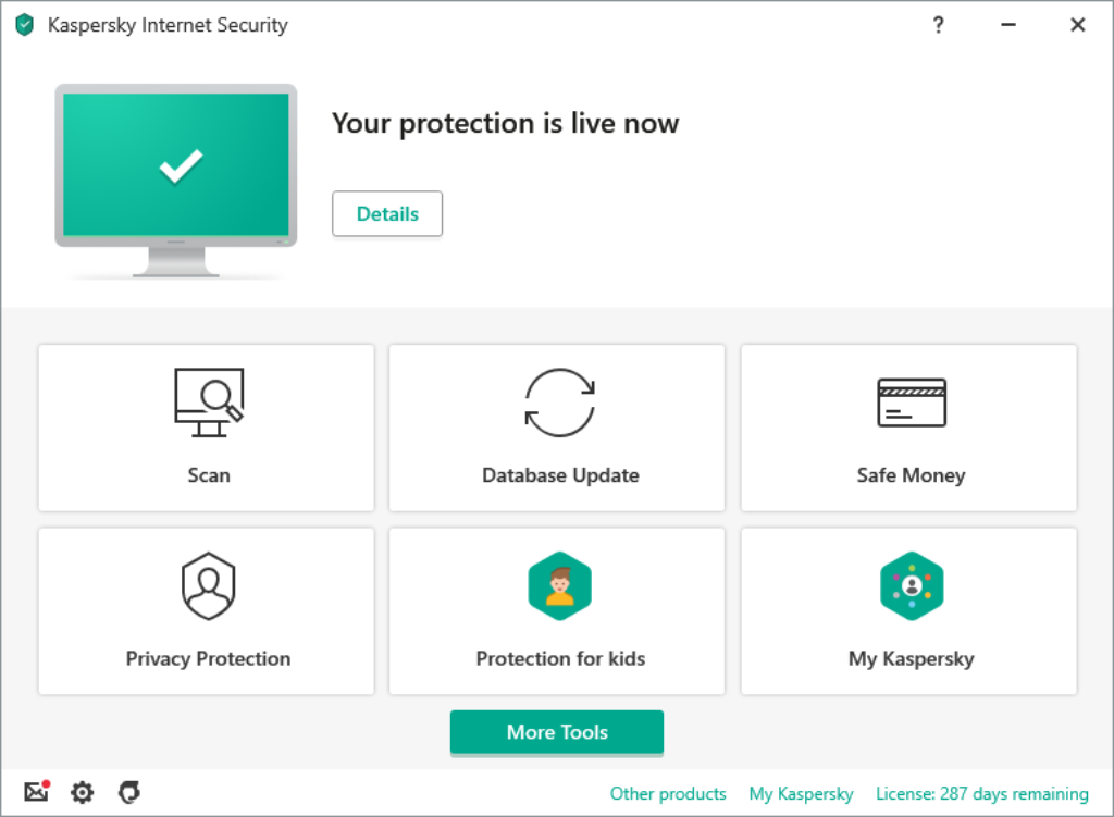 Kaspersky Internet Security safeguards your device with robust protection, combating malware, spam, phishing, hacking, and data leaks effectively and reliably.